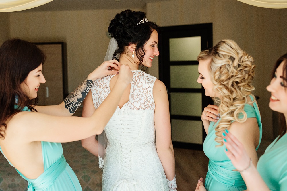 Hair And Makeup Team On Your Wedding Day
